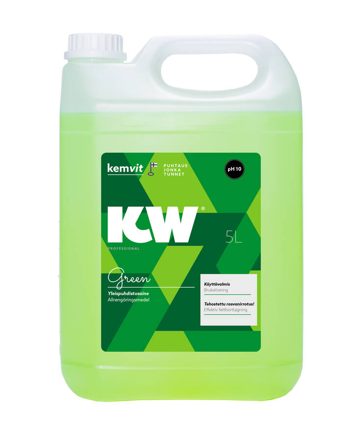 Yleispuhdistusaine 5L KW Green - General cleaning products - 156697 - 1