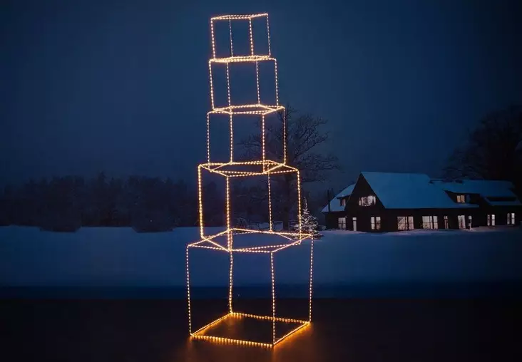 Valokoriste lahjalaatikko FINNLUMOR - Seasonal lights - 185987 - 1