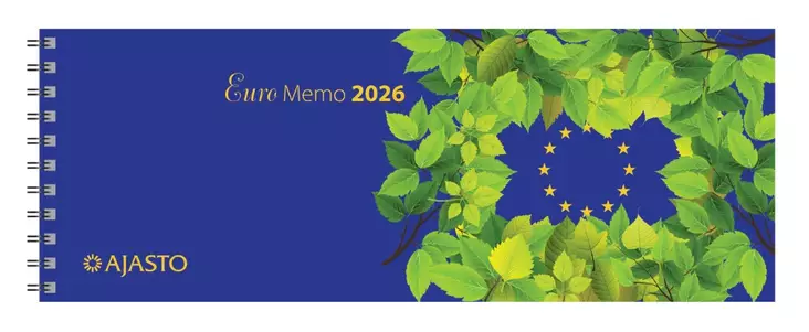 Euro Memo, sininen - Pöytäkalenterit - 185227 - 1