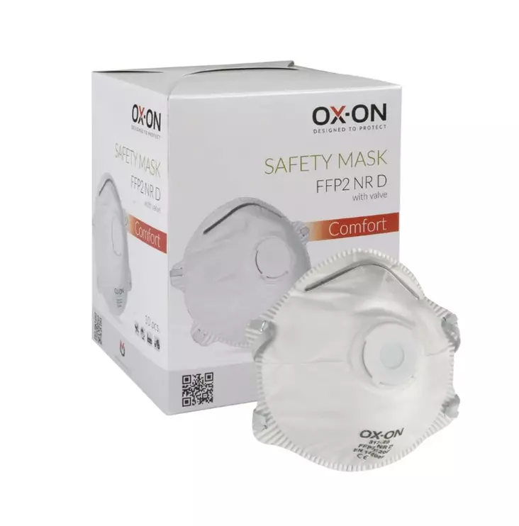 Hengityssuojain 10kpl FFP2 OX-ON - Respirators - 182317 - 1