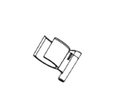 Musta, suulakkeen putkeen, seisontatuki - Vacuum Accessories - 184217 - 1