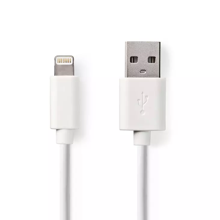 Kaapeli Apple Lightning - USB A Uros 1m - Puhelintarvikkeet - 155407 - 1