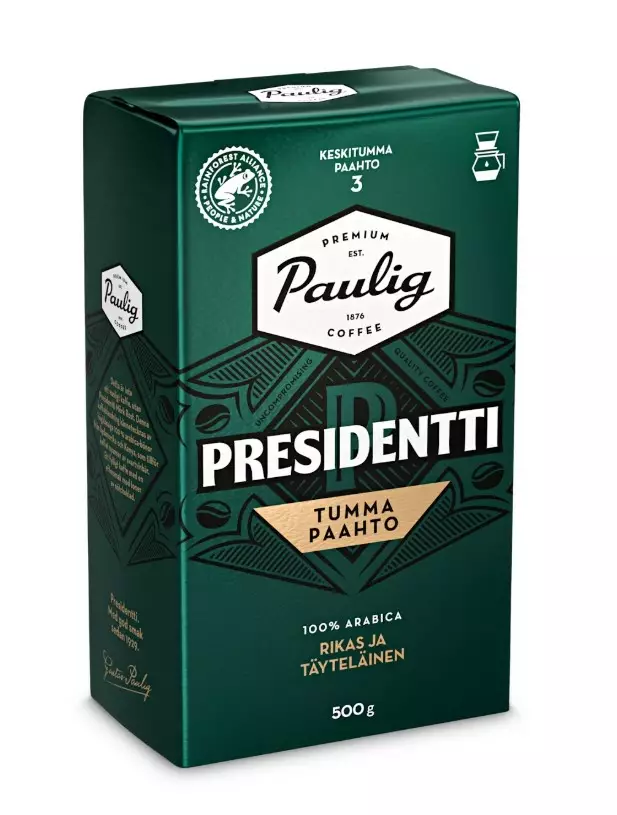 Kahvi PRESIDENTTI 500g Tumma paahto - Coffee, tea, and cocoa - 146977 - 1