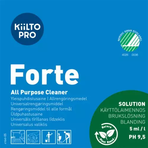 Kiilto Käyttöliuosetiketti - Working solution bottles and labels - 162737 - 1