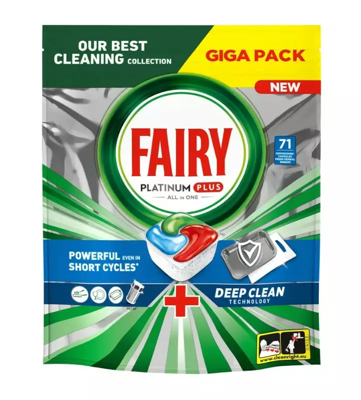 Konetiskitabletti 71tab FAIRY Platinum Plus - Household cleaning products - 170897 - 1