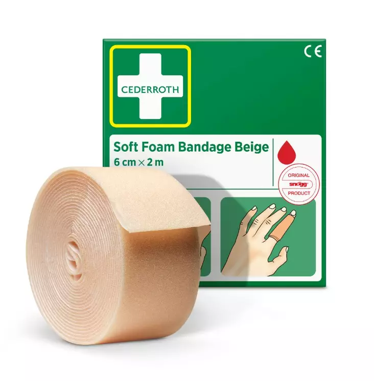 Laastari 6cm/2m CEDERROTH Soft Foam - Laastarit - 129677 - 1