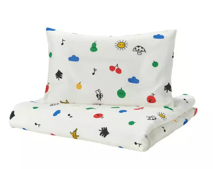 Lasten vuodevaatesetti 110x125/35x55cm - Kodintekstiilit - 185897 - 1