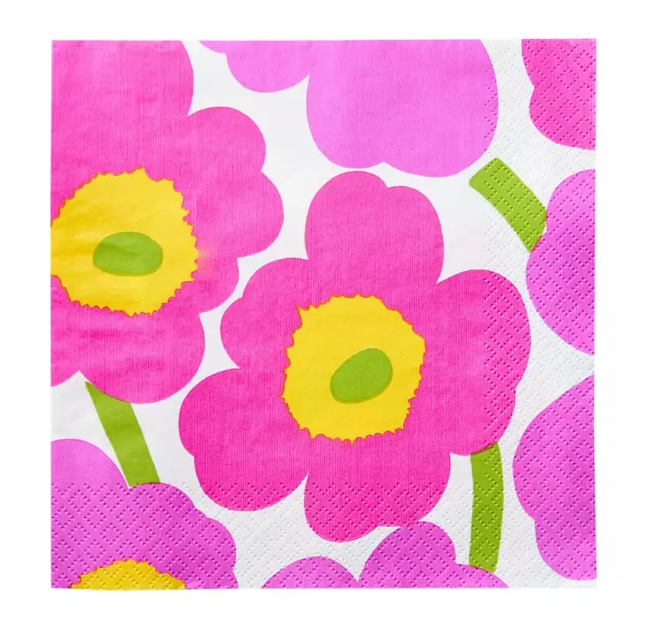 Lautasliina 24x24cm 1/4 HAVI Unikko - Servietit ja lautasliinat - 188907 - 1