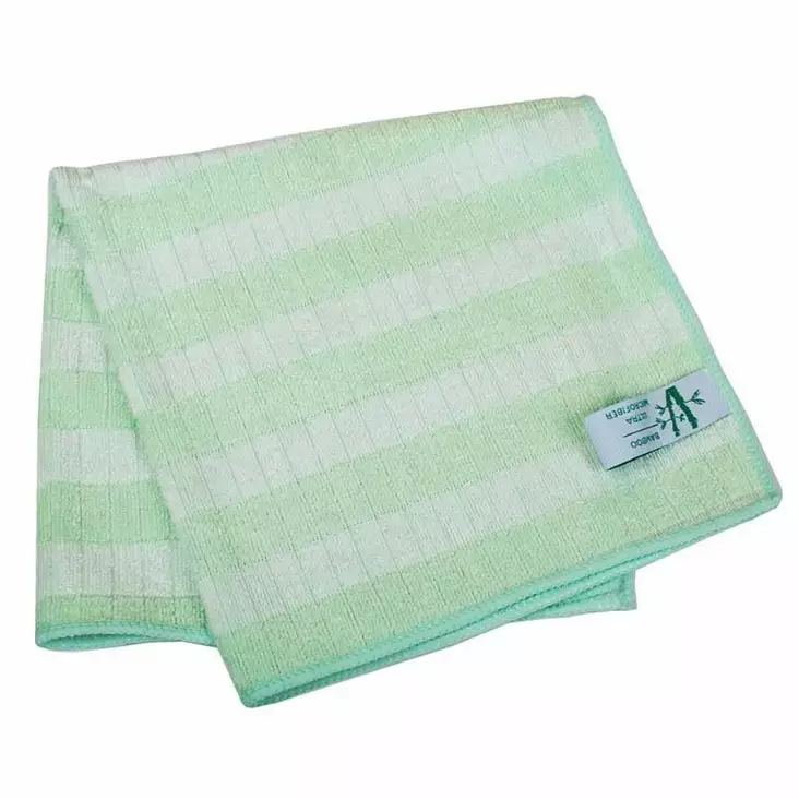 Vihreä, bambu, 38x38cm - Microfiber towels - 187977 - 1