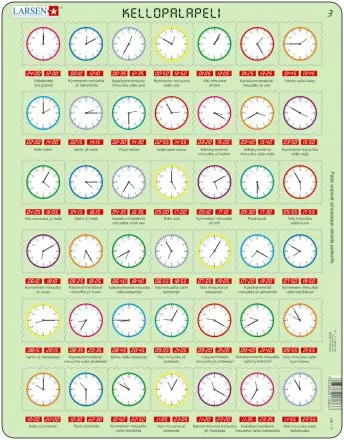 Palapeli Opi kellonaikoja LARSEN Maxi - Puzzles - 185557 - 1