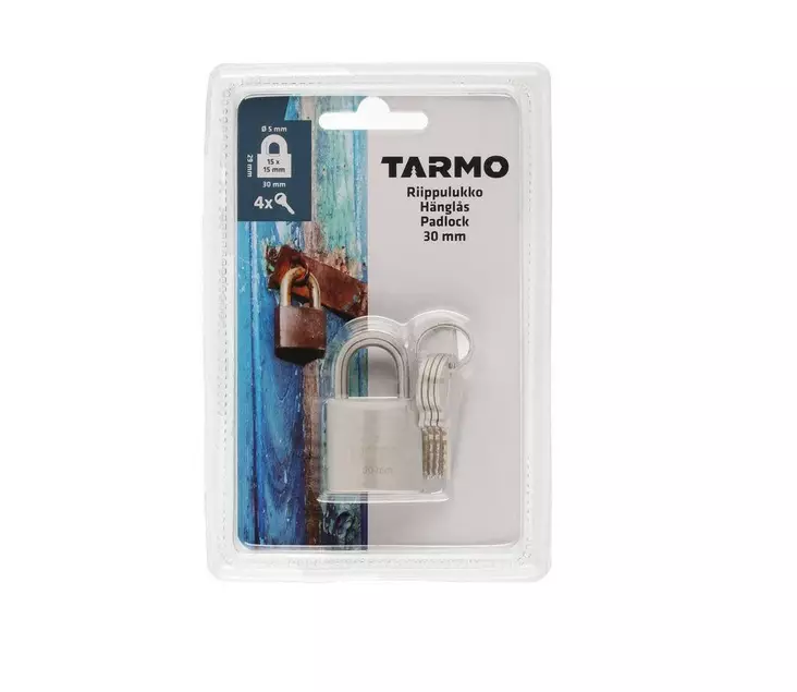 Riippulukko 30mm TARMO - Pientarvikkeet - 180507 - 1
