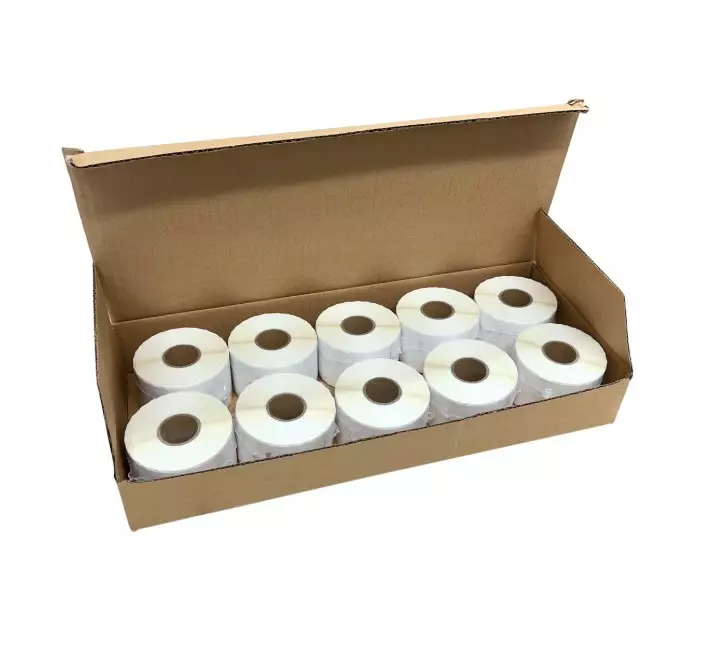 300 tarraa / rll, 25mm hylsy, lämpötarra - Label and Embossing Tapes Dymo - 187107 - 1