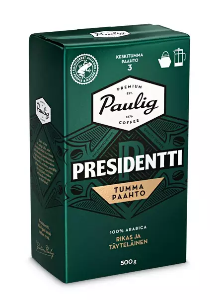 Kahvi 500g PAULIG Presidentti - Kahvit, teet ja kaakaot - 145908 - 1