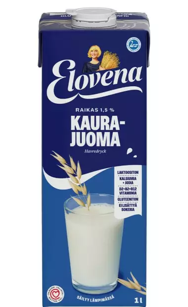 Kaurajuoma 1,5% 1L ELOVENA - Milk and creamers - 188318 - 1