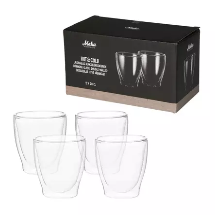 Kuumajuomalasit 4kpl/setti - Gift ideas - 182078 - 1