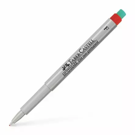Merkkauskynä F/0,6mm FABER-CASTELL - Piirtoheitinkynät vesiliukoiset - 189738 - 1
