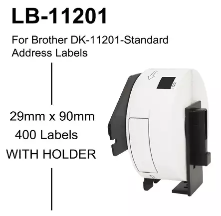 Tarranauha Brother tarvike DK-11201 - Tarra- ja kohokirjoitinteipit Dymo - 187978 - 1