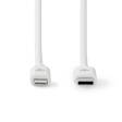 Kaapeli Usb-C Uros - Lighting 1m NEDIS - Puhelintarvikkeet - 170688 - 2