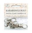 Karabiinilukko 3,5cm 5kpl/pkt - Askartelutarvikkeet - 175698 - 1
