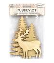 Puukuviot 11-15cm 3kpl/pkt - Craft supplies - 176188 - 1