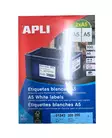 Tulostustarra A5 210x148 APLI 1-jak - Printing and Copier Labels - 143248 - 3