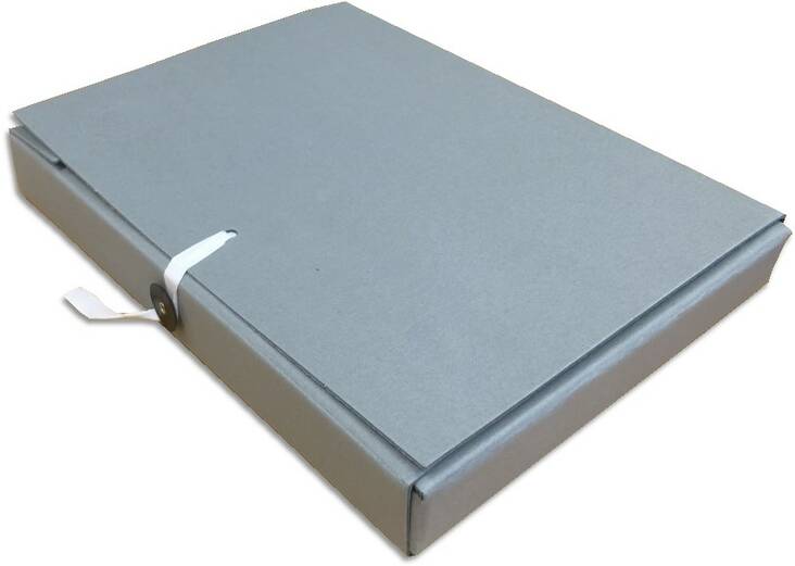 Arkistokotelo A4/4cm nappi+nauha - Archive Covers - 103098 - 1