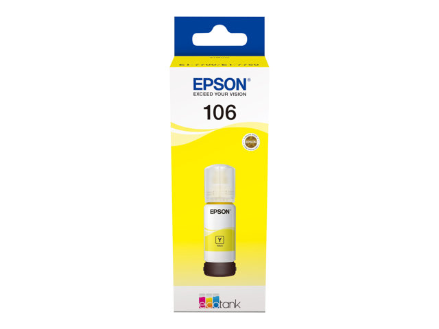EPSON 106 mustesuihku pullo - Epson inkjet cartridges - 168508 - 1