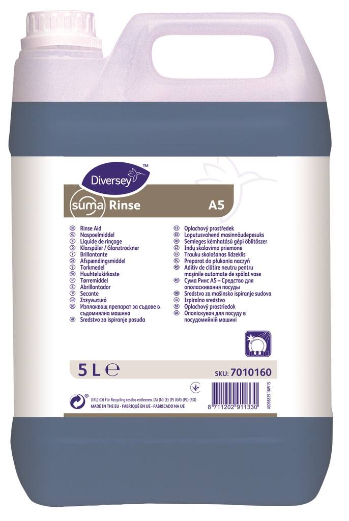Huuhtelukirkaste 5L A5 DIVERSEY Suma - Astianpesuaineet ja keittiön puhtaus - 170068 - 1