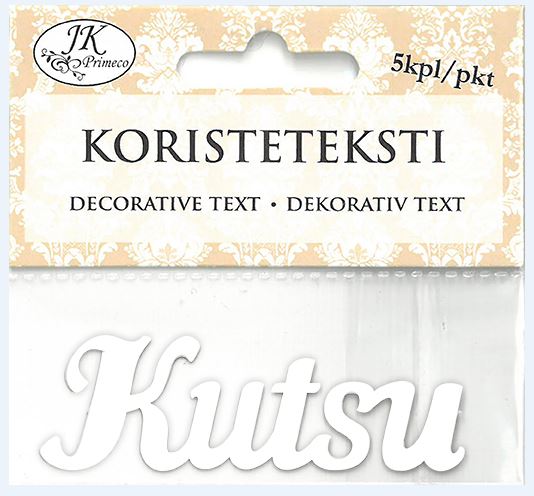 Koristeteksti Kutsu - Askartelutarvikkeet/kartongit - 164318 - 1