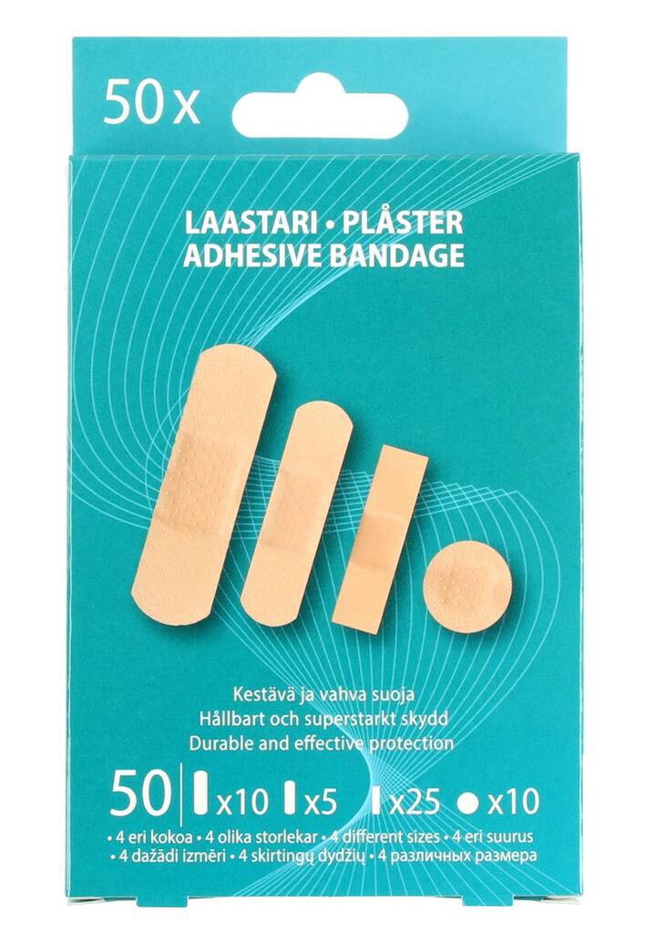 Laastari 50kpl/pkt säästöpakkaus - Laastarit - 105178 - 1