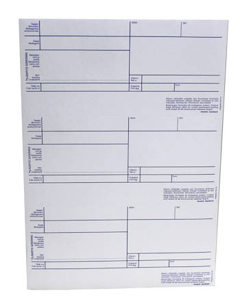 Laskutilisiirto laserarkki A4 esipainettu 3/3 - Forms - 108588 - 1