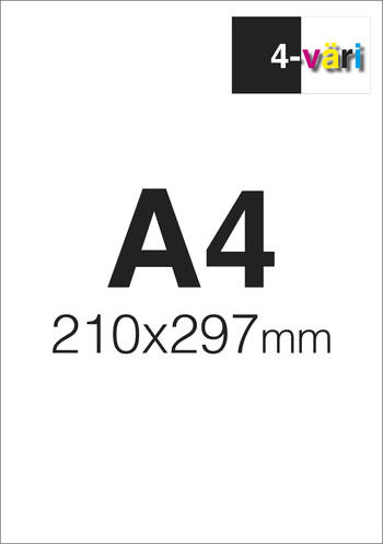 Liimalehtiö A4 4/0 - Liimalehtiöt - 151648 - 1