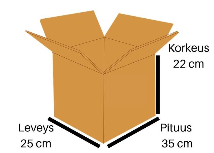 Pahvilaatikko nro 6 - Cardboard boxes - 128458 - 1