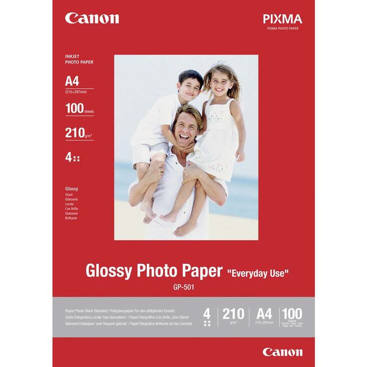Photopaperi CANON GP-501 A4 glossy - Valokuvapaperit - 146538 - 1