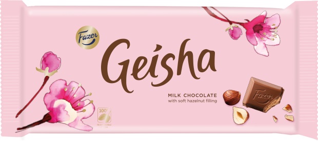 Suklaalevy Geisha 121g FAZER - Makeiset - 160748 - 1