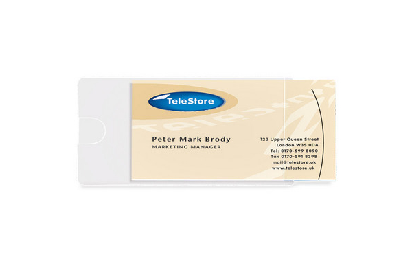 Tarratasku käyntikortille 60x95mm - Muut taskut - 128598 - 1