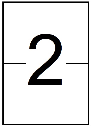 Tulostustarra 210x148 MULTI3 2-jak. - Printing and Copier Labels - 127838 - 1