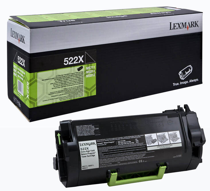 Värikasetti LEXMARK 522X laser - Lexmark laservärikasetit ja rummut - 131158 - 1