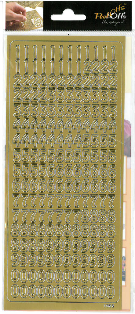 Ääriviivatarra numerot - Tarrat ja tarrakirjat - 136008 - 1