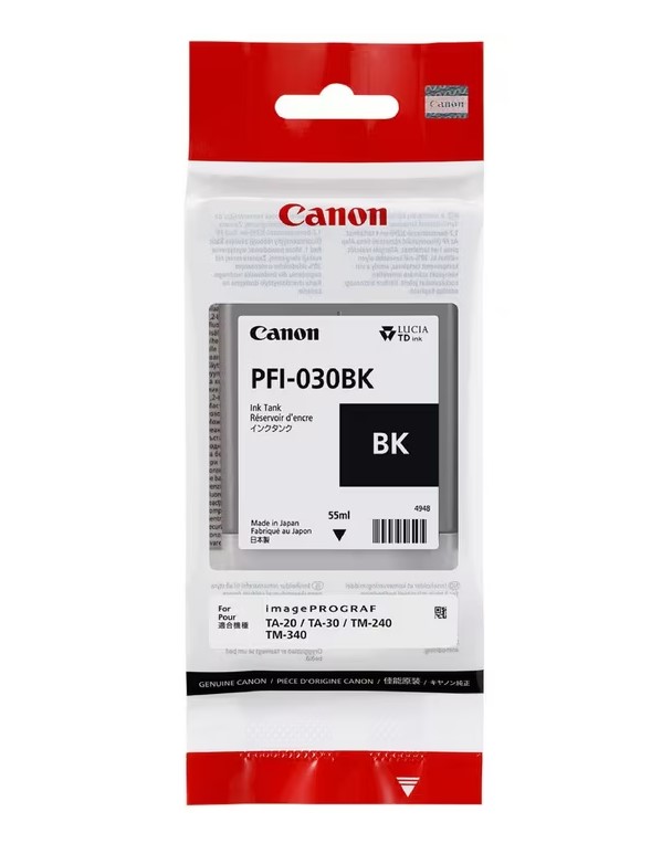 CANON PFI-030 BK mustesuihku - Canon inkjet cartridges - 181358 - 1
