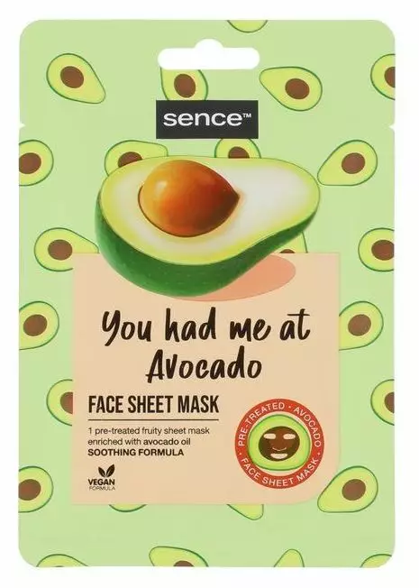 Kasvonaamio 20ml SENCE Avocado - Cosmetics and cleaning products - 183638 - 1