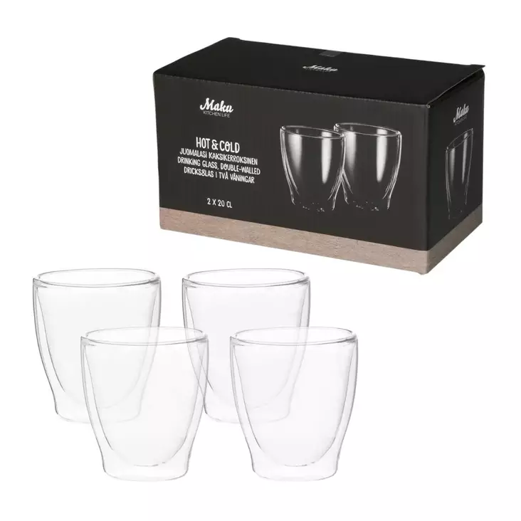 Kuumajuomalasit 4kpl/setti - Gift ideas - 182078 - 1