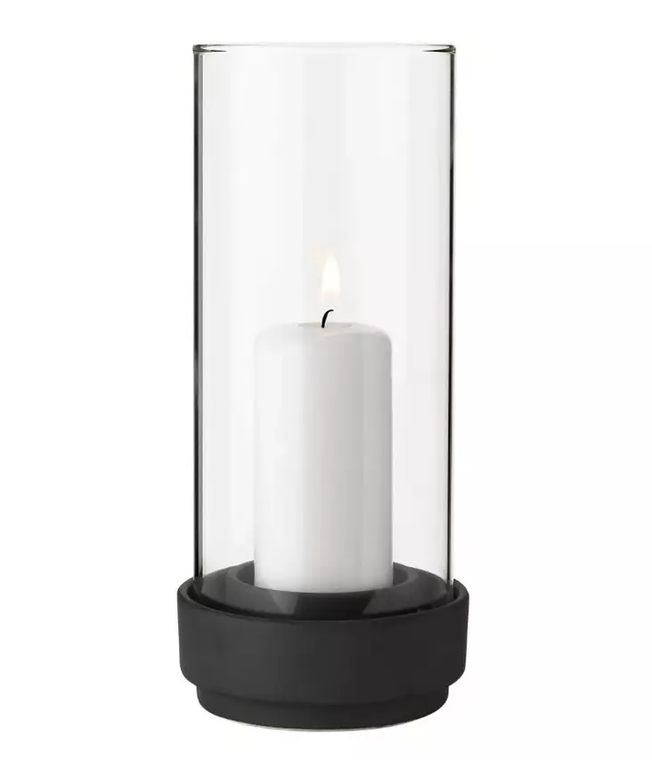 Musta, lasi/kivikeramiikka - Lanterns and Candle Holders - 189978 - 1