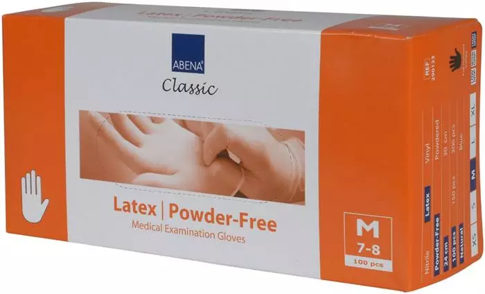 Lateksikäsine M/8 ABENA - Protective equipment (gloves, headgear,  - 168088 - 1