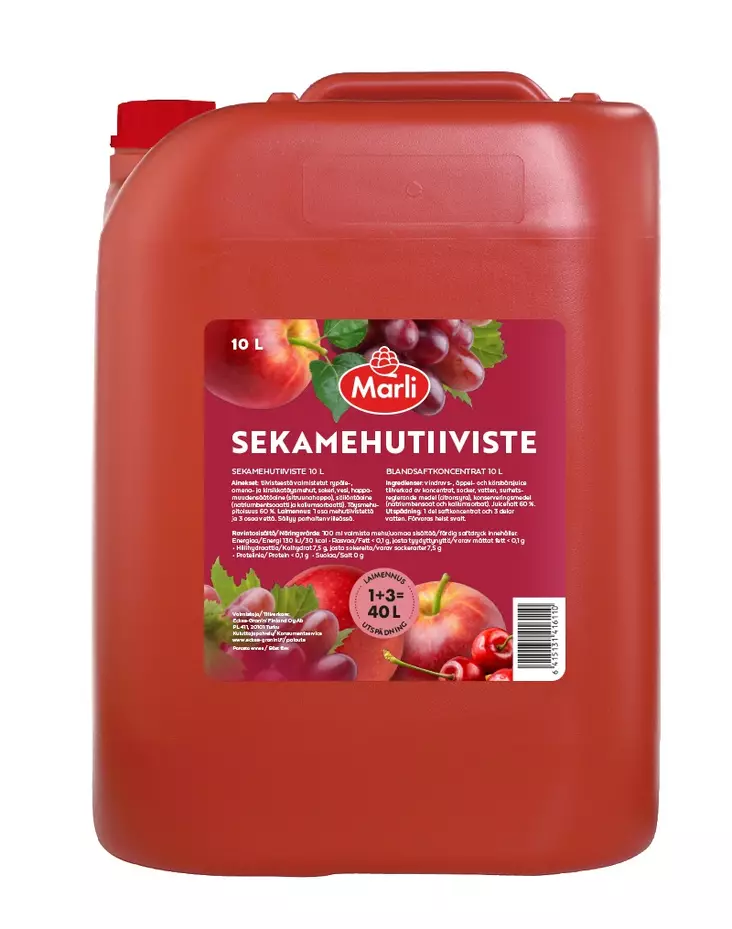 Mehu 10L MARLI sokeroitu - Juices and soft drinks - 173288 - 1