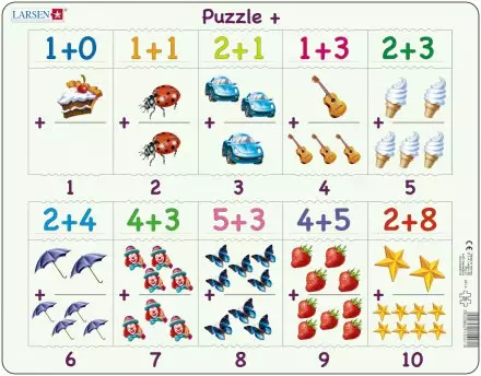 20 palaa, 28,5x36,5cm, ikäsuositus 4+ - Puzzles - 185558 - 1