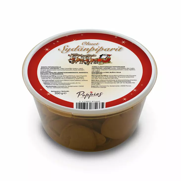 Piparisydän Poppies 350g - Keksit ja korput - 149728 - 3