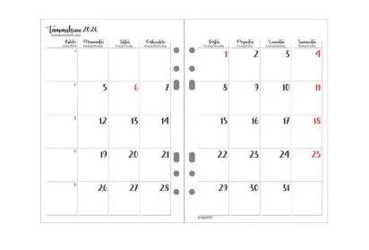 A5 pöytäkalenteri 2026 - Desk calendars - 185258 - 1