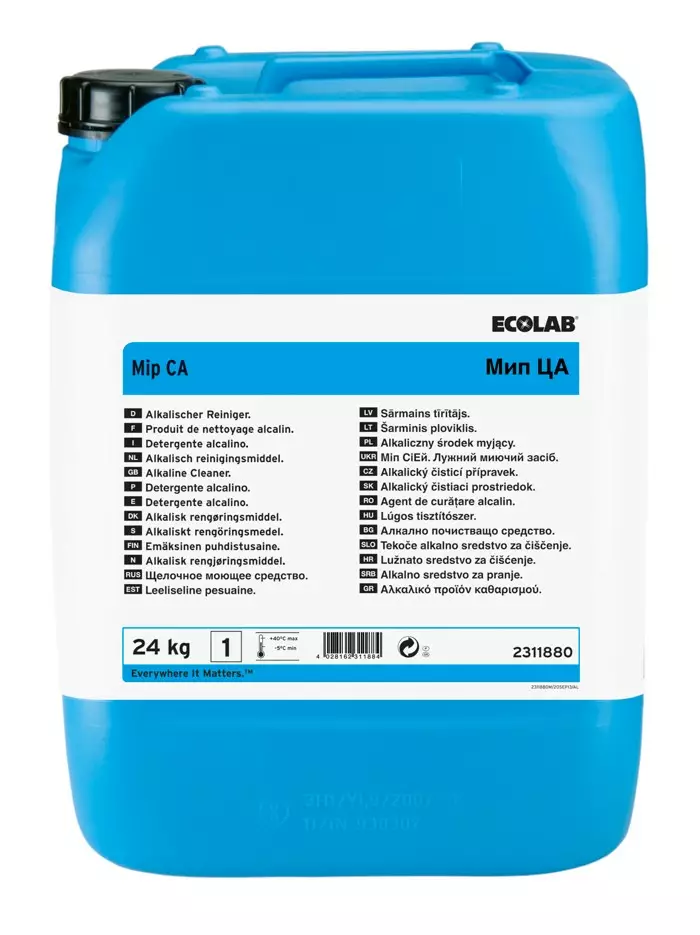 Puhdistusaine 24kg ECOLAB Mip CA - Muut erikoispesuaineet - 181368 - 1