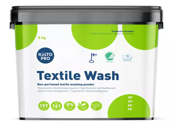 Pyykinpesuaine 8kg KIILTO Green Textile - Textile cleaning and maintenance - 166458 - 1